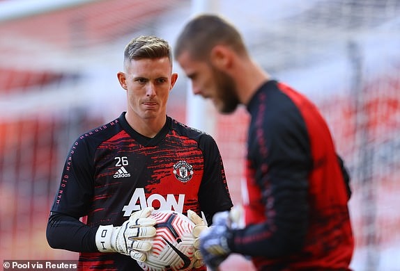 Henderson tiếp tục dự bị cho đàn anh De Gea. (Ảnh: Reuters)