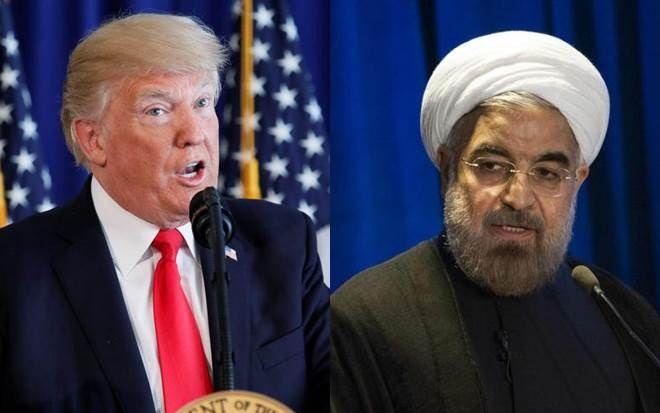 Tổng thống Mỹ Trump (bìa trái) và Tổng thống Irản Tổng thống Mỹ Trump (bìa trái) và Tổng thống Irản