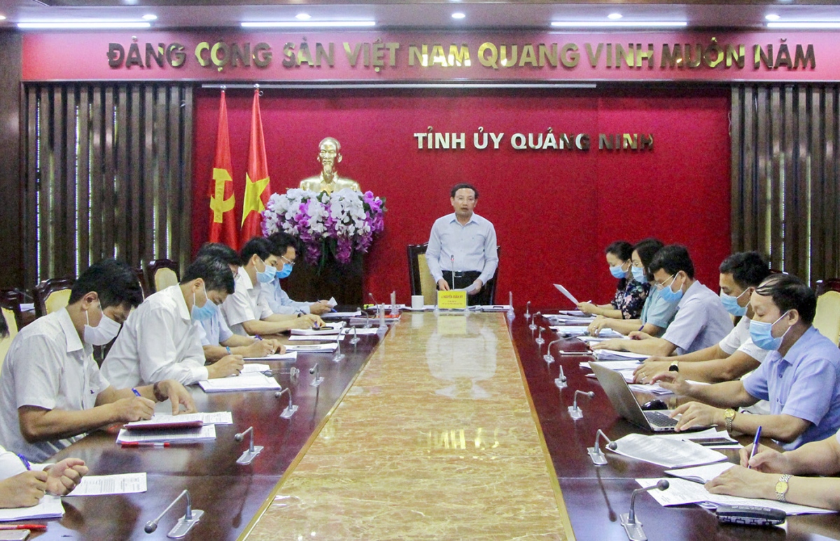 Tỉnh ủy Quảng Ninh liên tục đôn đốc, chỉ đạo sát sao công tác chuẩn bị tổ chức Đại hội tỉnh tổ chức vào cuối tháng 9 này.