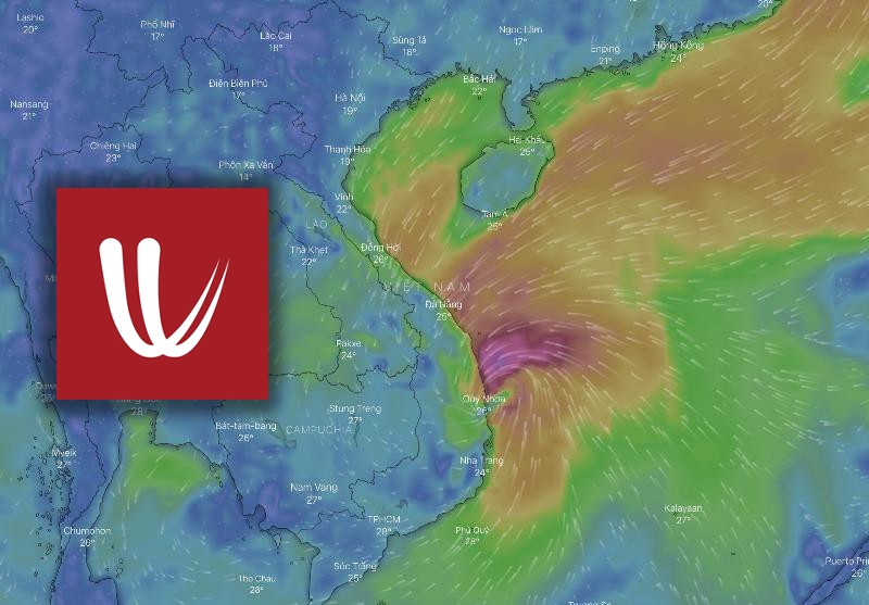 Windy: Ứng dụng xem và dự đoán hướng đi của bão chuẩn xác