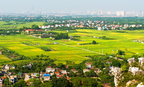 Thành phố Hà Nội đã có 6 huyện được công nhận đạt chuẩn nông thôn mới. Nguồn ảnh: Lao động thủ đô
