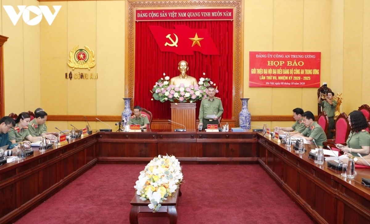 Họp báo giới thiệu Đại hội đại biểu Đảng bộ Công an Trung ương lần thứ VII, nhiệm kỳ 2020 - 2025.