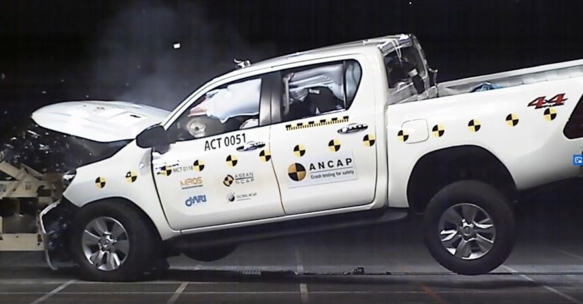 Toyota Hilux và Fortuner 2020 vượt qua thử nghiệm va chạm của ASEAN NCAP
