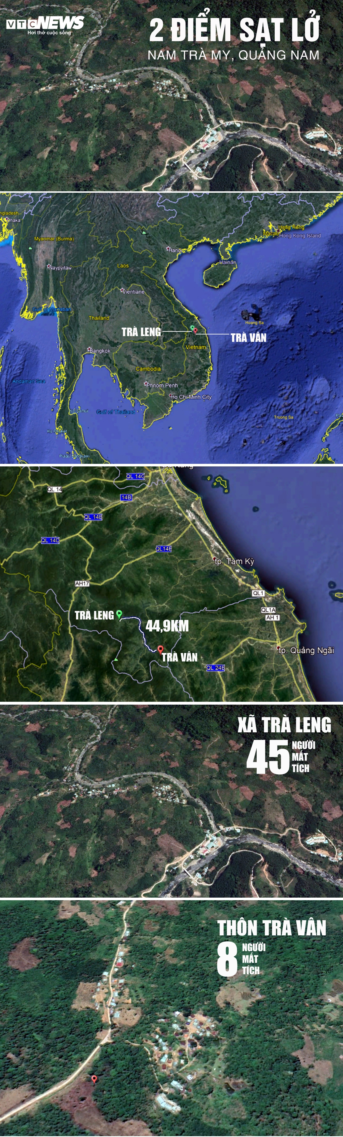 Vụ sạt lở làm hơn 50 người bị vùi lấp ở Quảng Nam: Cả nhà bí thư xã Trà Leng hiện đang mất tích - Ảnh 1.