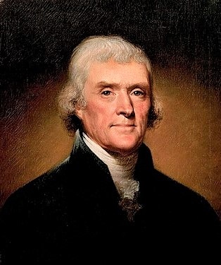 Thomas Jefferson được Hạ viện Mỹ chọn làm Tổng thống khi hai ứng viên có số phiếu Đại cử tri bằng nhau; Nguồn: wikipedia.org