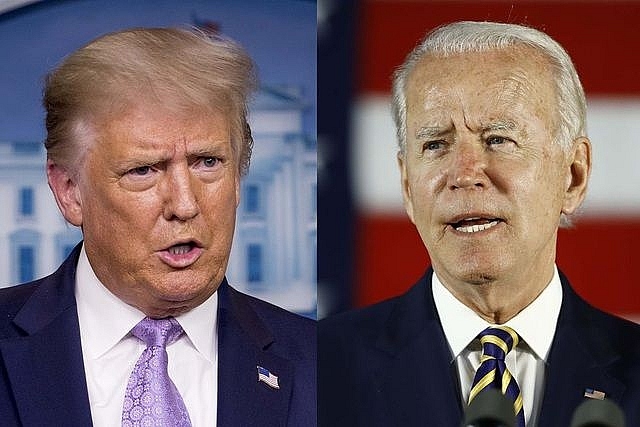 Tổng thống Mỹ Donald Trump và ứng viên tổng thống đảng Dân chủ Joe Biden. (Nguồn: Getty Images)