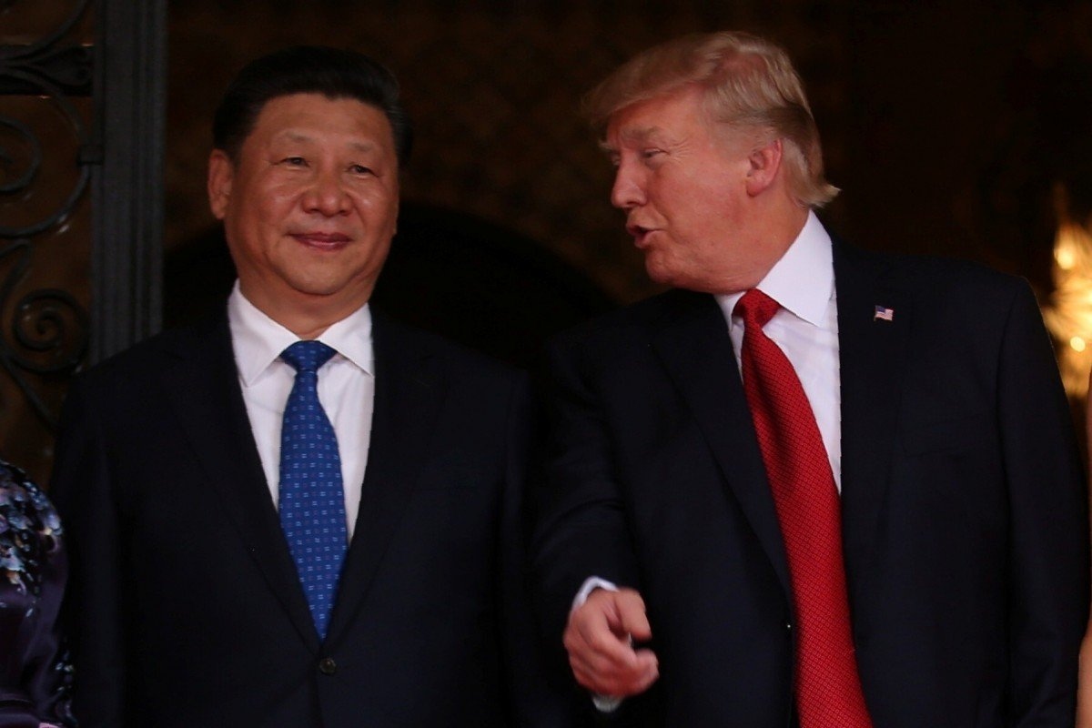 Chủ tịch Trung Quốc Tập Cận Bình và Tổng thống Mỹ Donald Trump tại dinh thự Mar-a-Lago, Florida của ông Trump hồi tháng 4/2017. Ảnh: Reuters