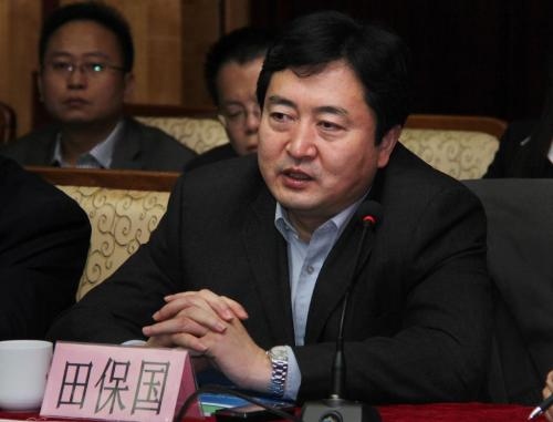 Ông Điền Bảo Quốc, Phó Vụ trưởng khoa học kỹ thuật phát triển xã hội thuộc Bộ Khoa học kỹ thuật Trung Quốc. Nguồn: GZNU