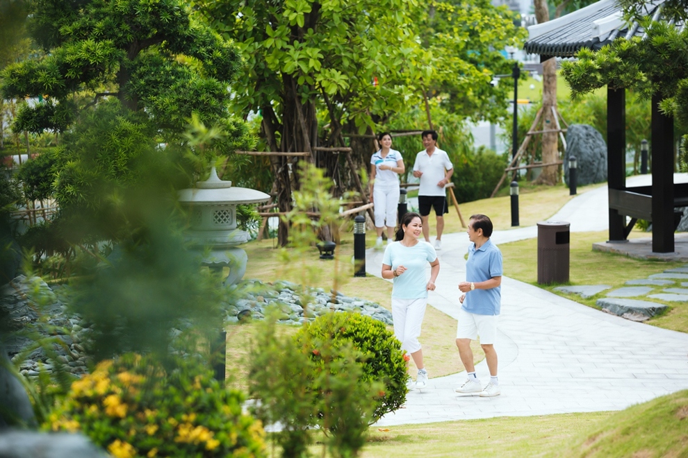 Hiếm có khu đô thị nào có được tỉ lệ phủ xanh lớn như tại Vinhomes Smart City