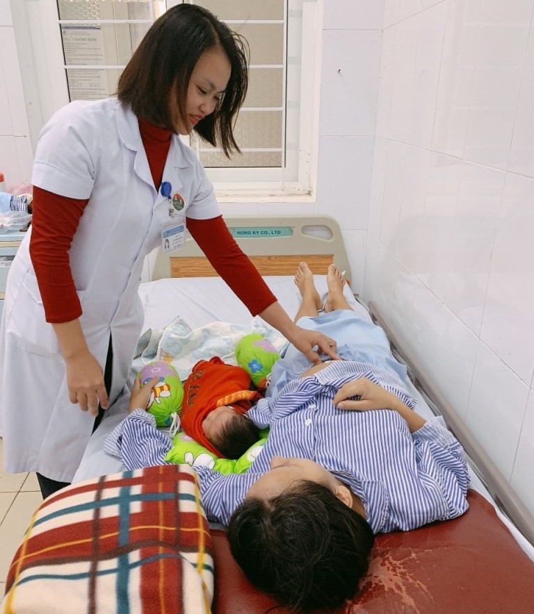 Sản phụ “vượt cạn” thành công, được chăm sóc chu đáo tại bệnh viện.