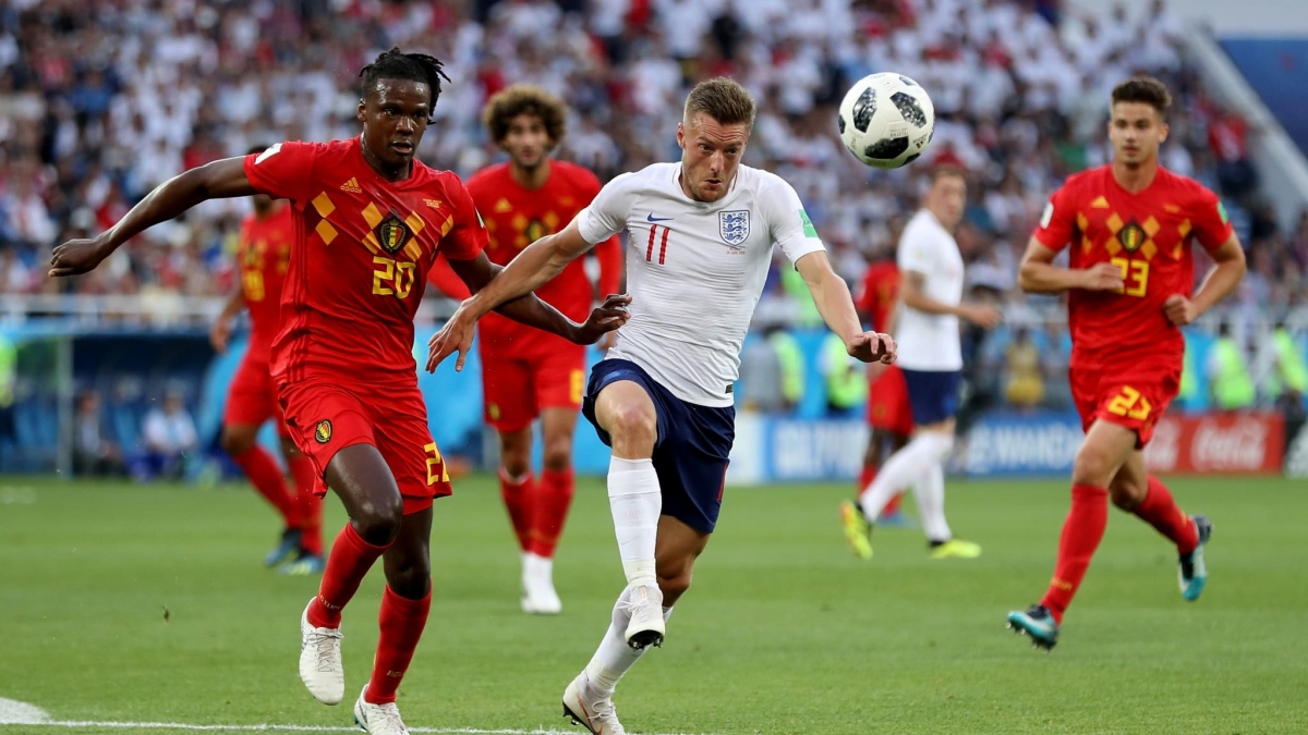 ĐT Anh và ĐT Bỉ từng 2 lần chạm trán ở World Cup 2018. (Ảnh: Getty)