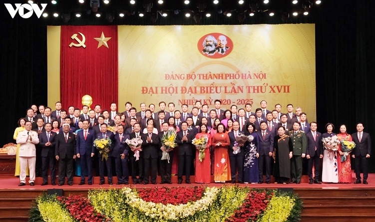 Danh sách Ban Chấp hành Đảng bộ TP Hà Nội khóa XVII, nhiệm kỳ 2020-2025