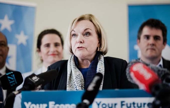 Bà Judith Collins, thủ lĩnh đảng Dân tộc đối lập, một ứng cử viên cho chiếc ghế Thủ tướng New Zealand. Nguồn: RNZ.