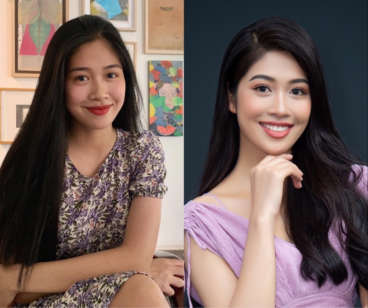 Ngắm nhan sắc thí sinh Hoa hậu Việt Nam 2020 trước và sau khi trang điểm