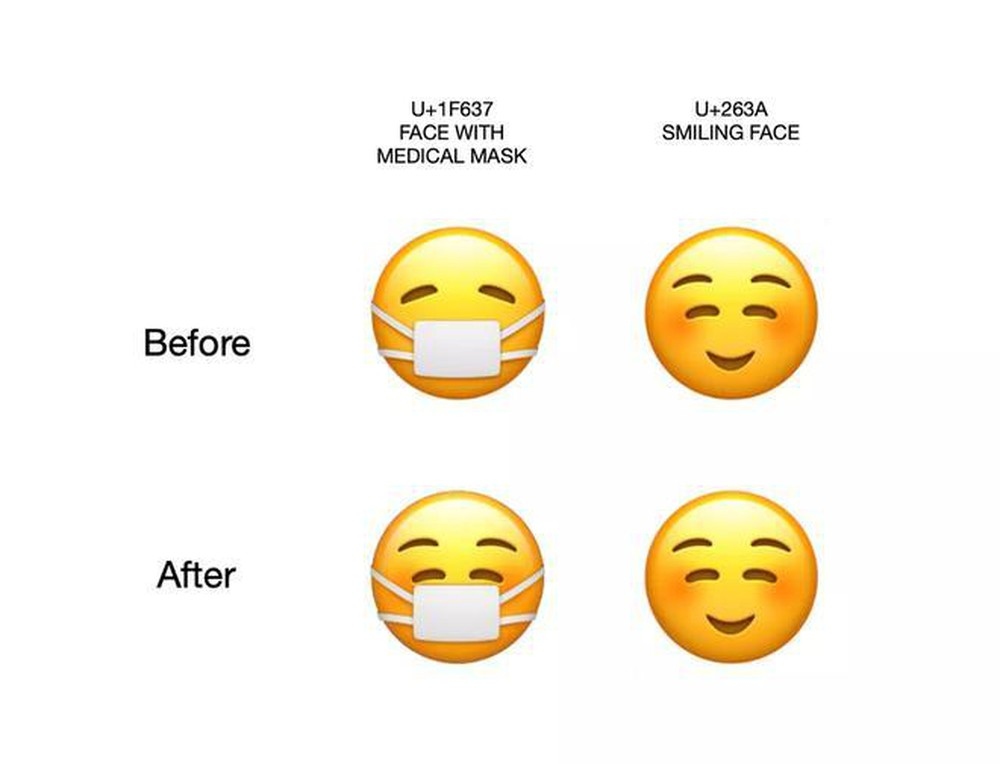 Apple sẽ ra mắt emoji đeo khẩu trang