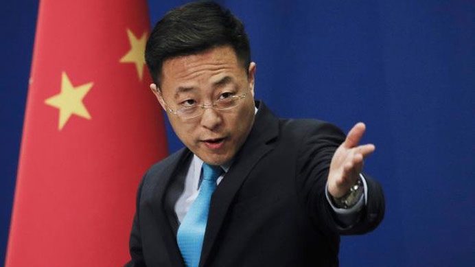Người phát ngôn Bộ Ngoại giao Trung Quốc Triệu Lập Kiên. (Ảnh: AP)