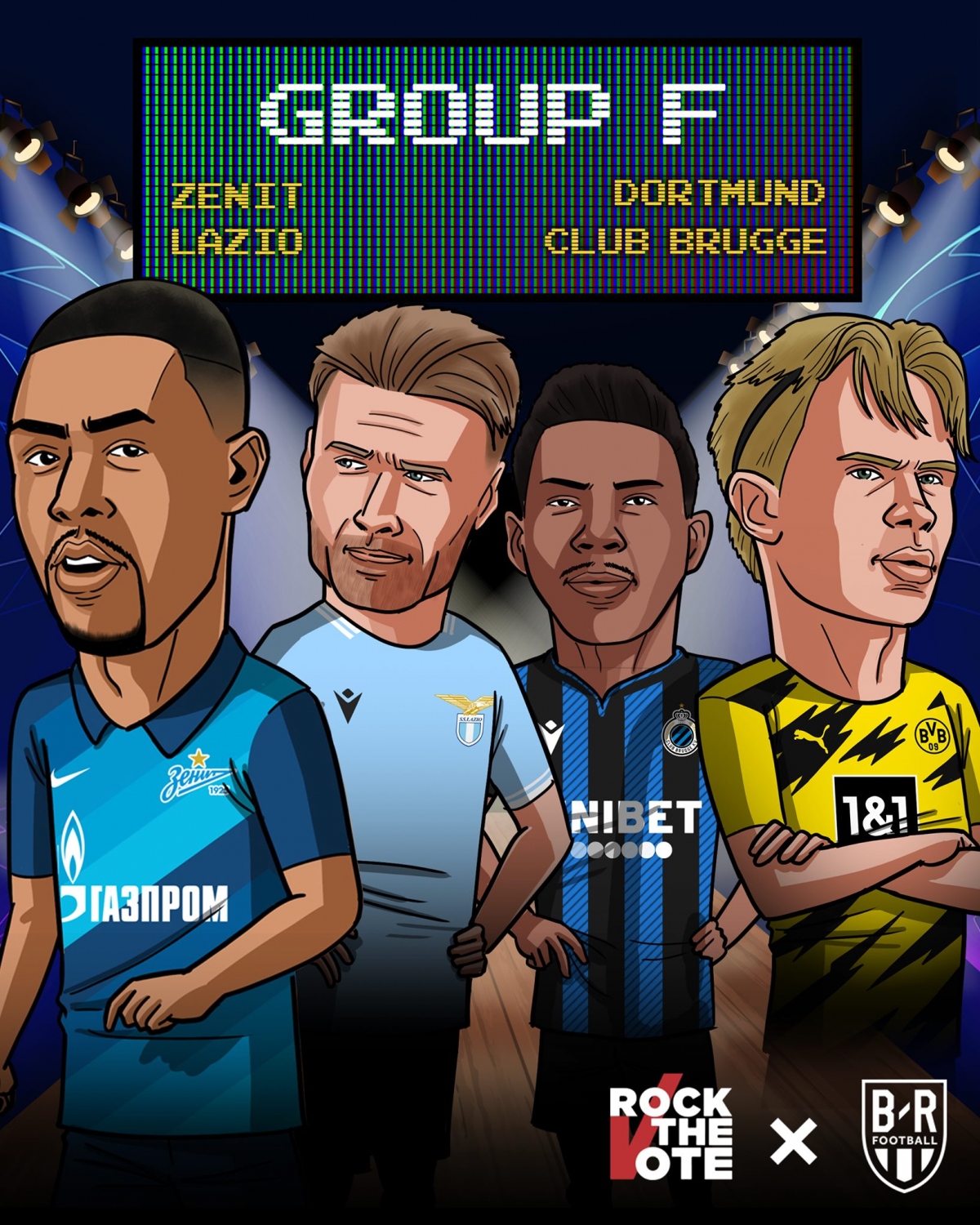 20/10 23:55 Zenit - Club Brugge 21/10 02:00 Lazio - Dortmund