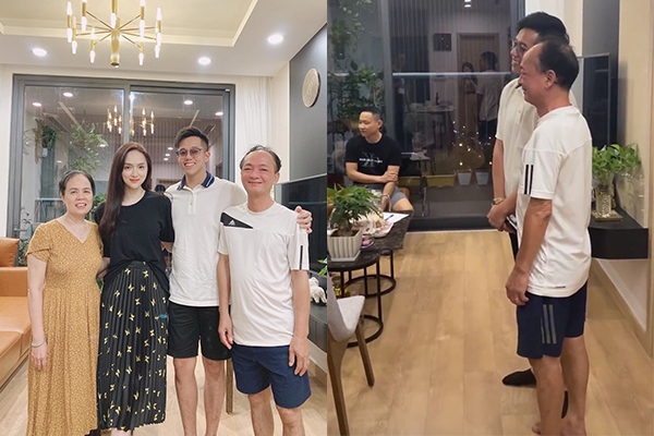 Từng phản đối nhưng trong ngày Matt Liu ra mắt, bố mẹ Hương Giang lại đón tiếp thân mật
