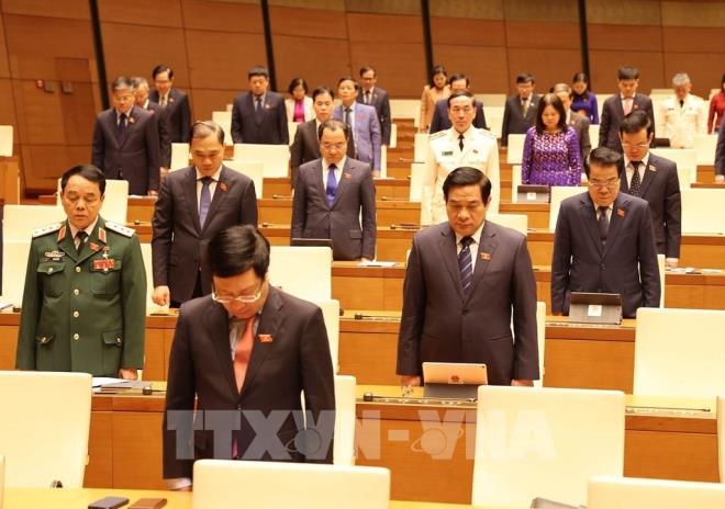 Quốc hội mặc niệm tướng Nguyễn Văn Man và chiến sĩ, đồng bào hy sinh