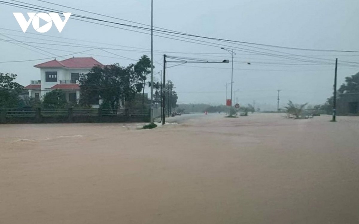 Các tỉnh từ Thanh Hóa - Thừa Thiên Huế ngày 25/10 có mưa vừa, mưa to, có nơi mưa rất to