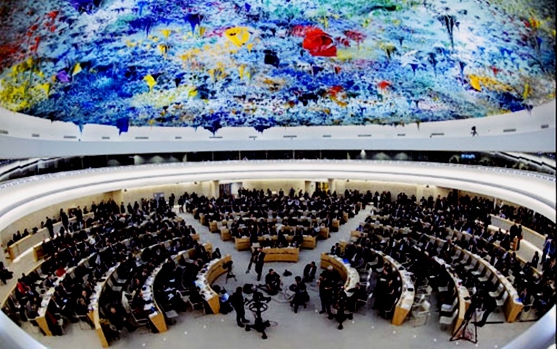 Quang cảnh một phiên họp của Hội đồng Nhân quyền Liên Hợp Quốc (Ảnh: Reuters).
