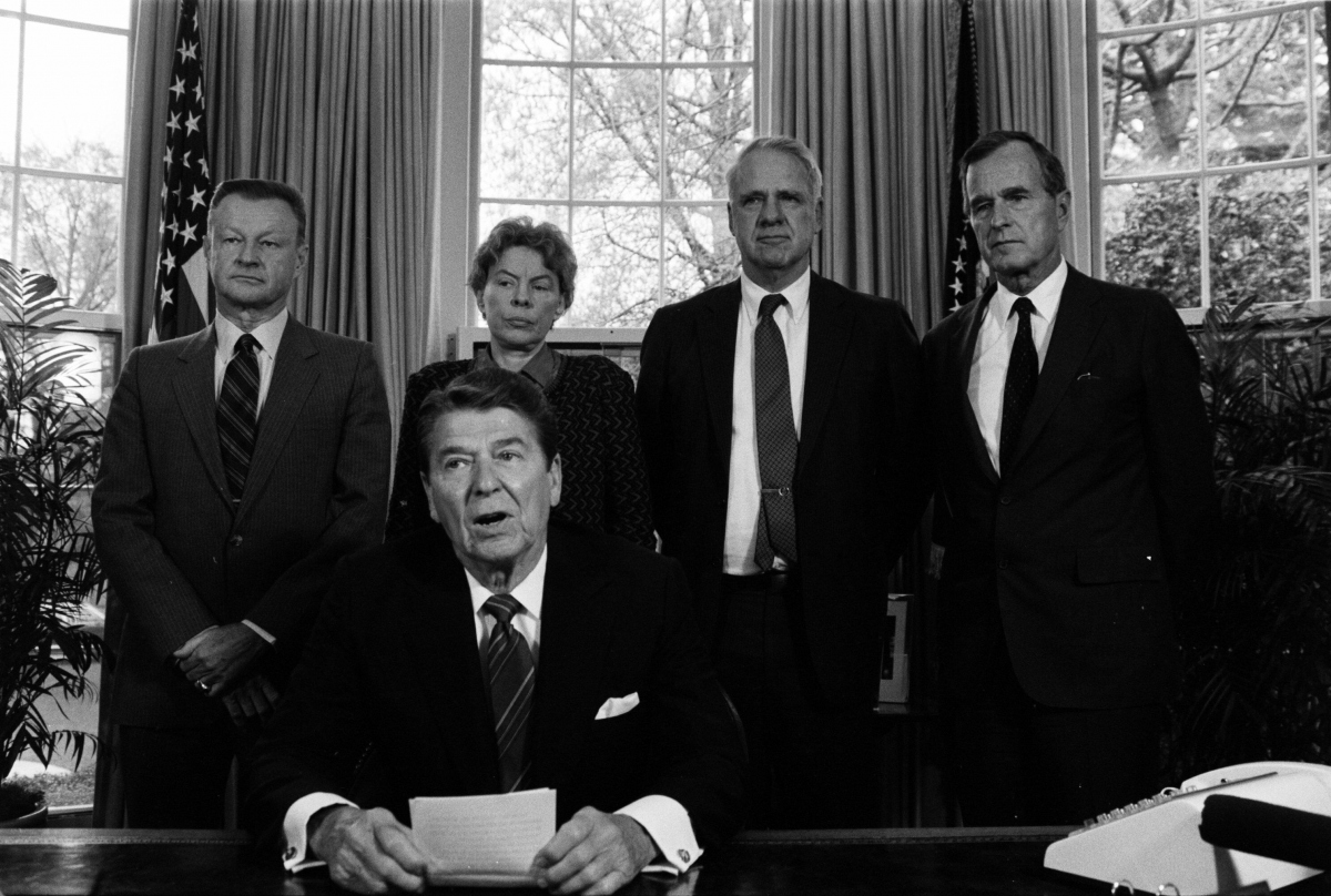 Tổng thống Reagan. Ảnh: AP