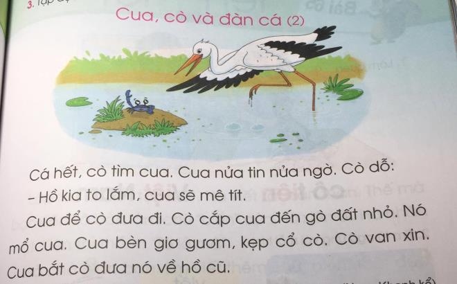 Bài tập đọc trong sách Tiếng Việt 1, bộ sách Cánh diều.