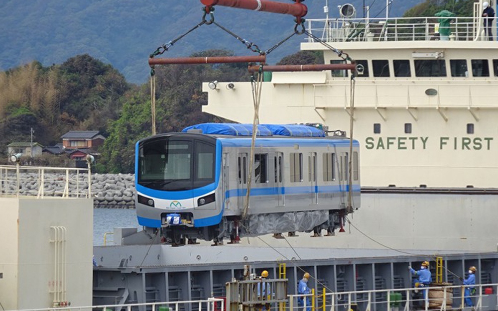 Các toa tàu đầu tiên của tuyến Metro số 1 sẽ về Việt Nam trong tháng này