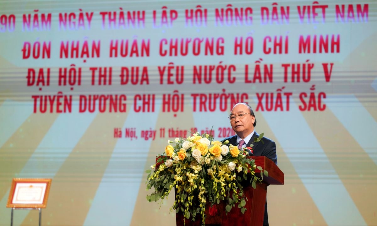 Thủ tướng Nguyễn Xuân Phúc phát biểu tại lễ kỷ niệm.