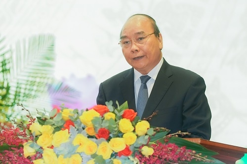 Thủ tướng Chính phủ Nguyễn Xuân Phúc phát biểu tại buổi lễ