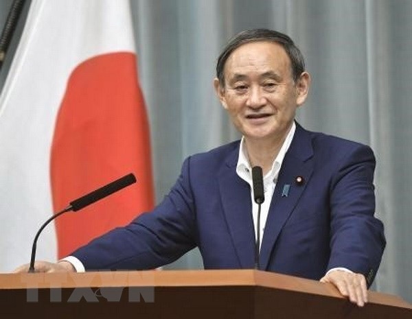 Thủ tướng Nhật Bản Yoshihide Suga. (Ảnh: Kyodo).