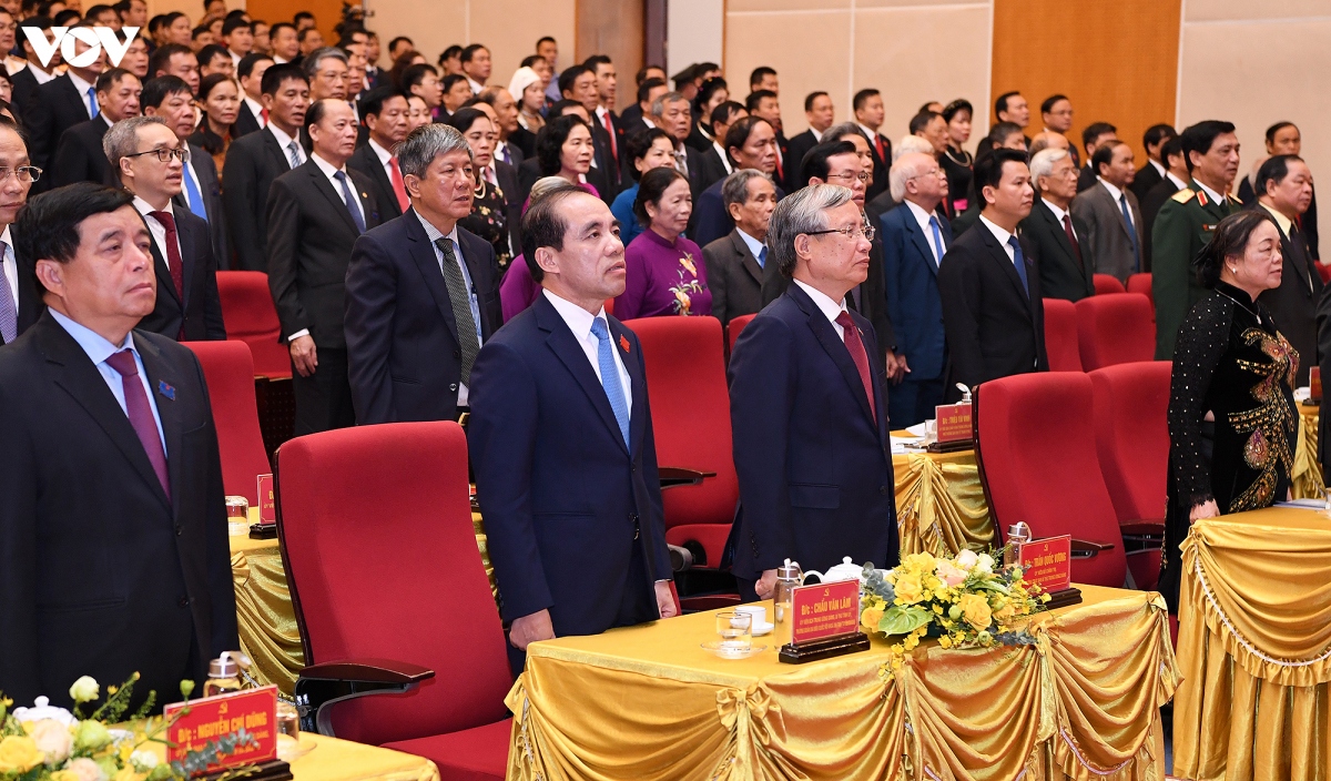 Thường trực Ban Bí thư Trần Quốc Vượng dự và chỉ đạo Đại hội Đảng bộ tỉnh Tuyên Quang