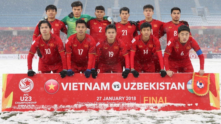 U23 Việt Nam từng tạo ra kỳ tích ở VCK U23 châu Á 2018 ở Trung Quốc. (Ảnh: AFC)