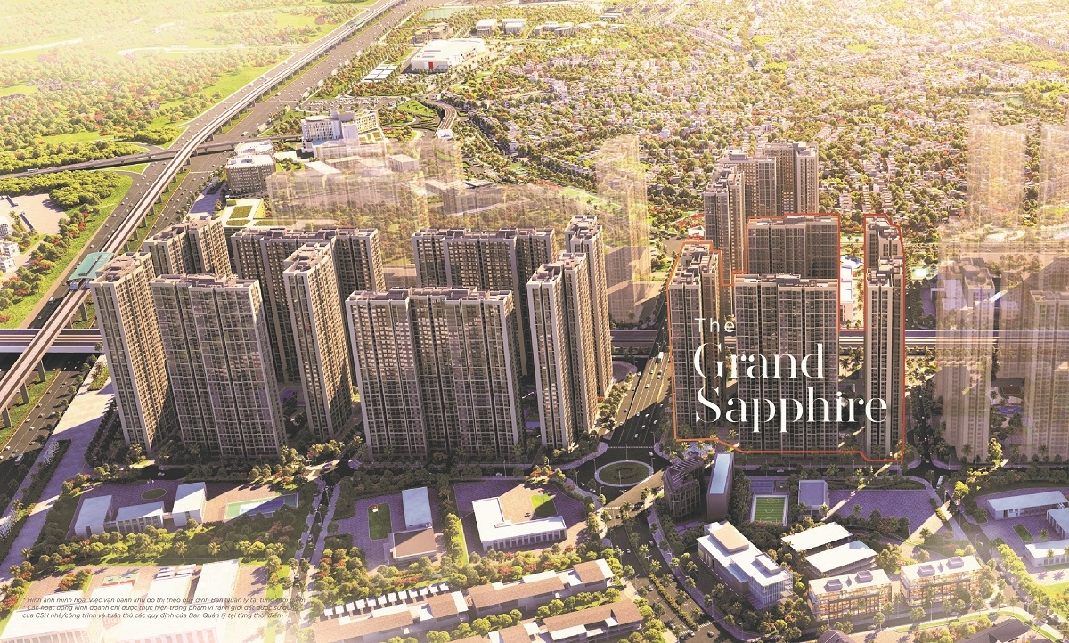 Sức hút từ “tọa độ hoàng kim” của toà căn hộ Grand Sapphire 2 Vinhomes Smart City