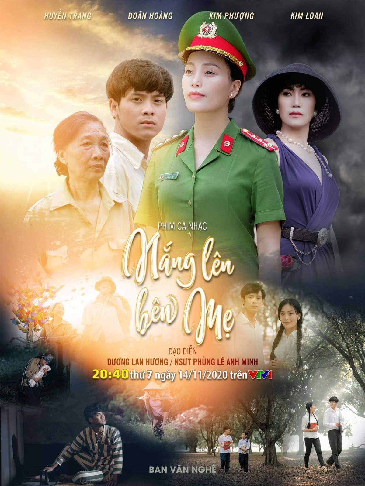 Sao Mai Huyền Trang “hoá” thành cảnh sát hình sự trong phim ca nhạc "Nắng lên bên mẹ"
