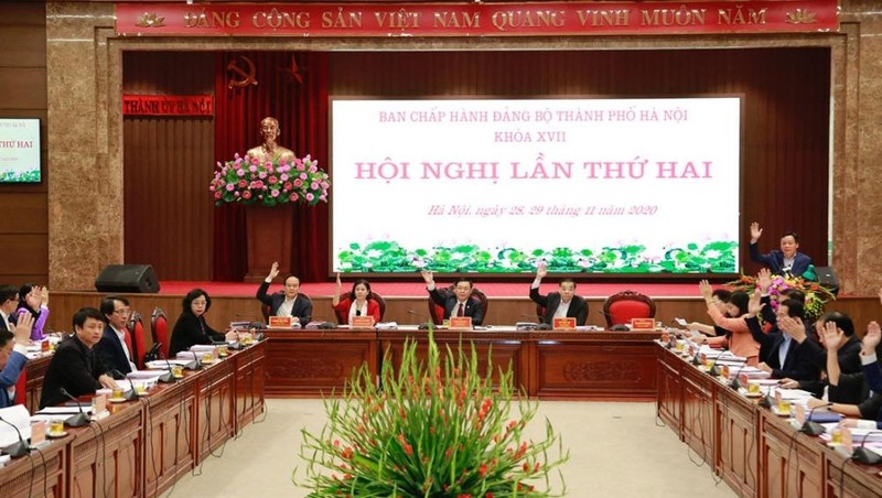 Khai mạc Hội nghị lần thứ 2 Ban Chấp hành Đảng bộ Hà Nội