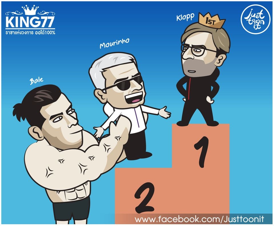 Biếm họa 24h: Bale "bế" Mourinho lên top 2, Solskjaer thâm tím mặt mày
