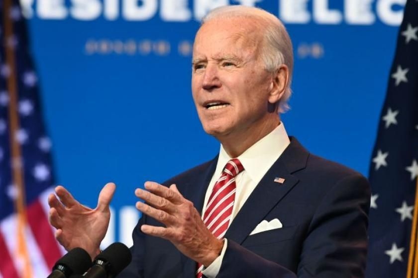 Ông Biden trong cuộc họp báo tại bang Delaware ngày 16/11. Ảnh: The Week 