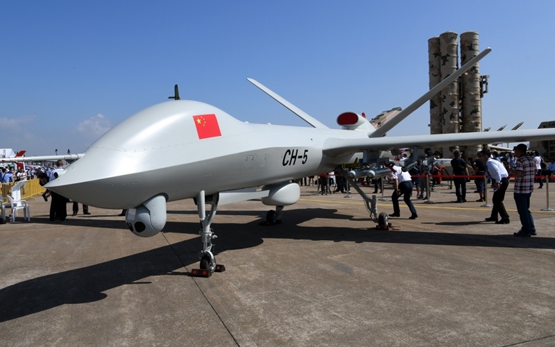 Một chiếc UAV vũ trang của Trung Quốc. Ảnh: Tân Hoa xã.