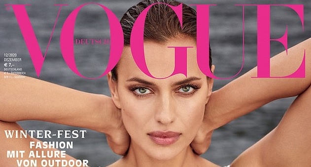 Siêu mẫu Irina Shayk nóng bỏng trên trang bìa tạp chí Vogue Đức