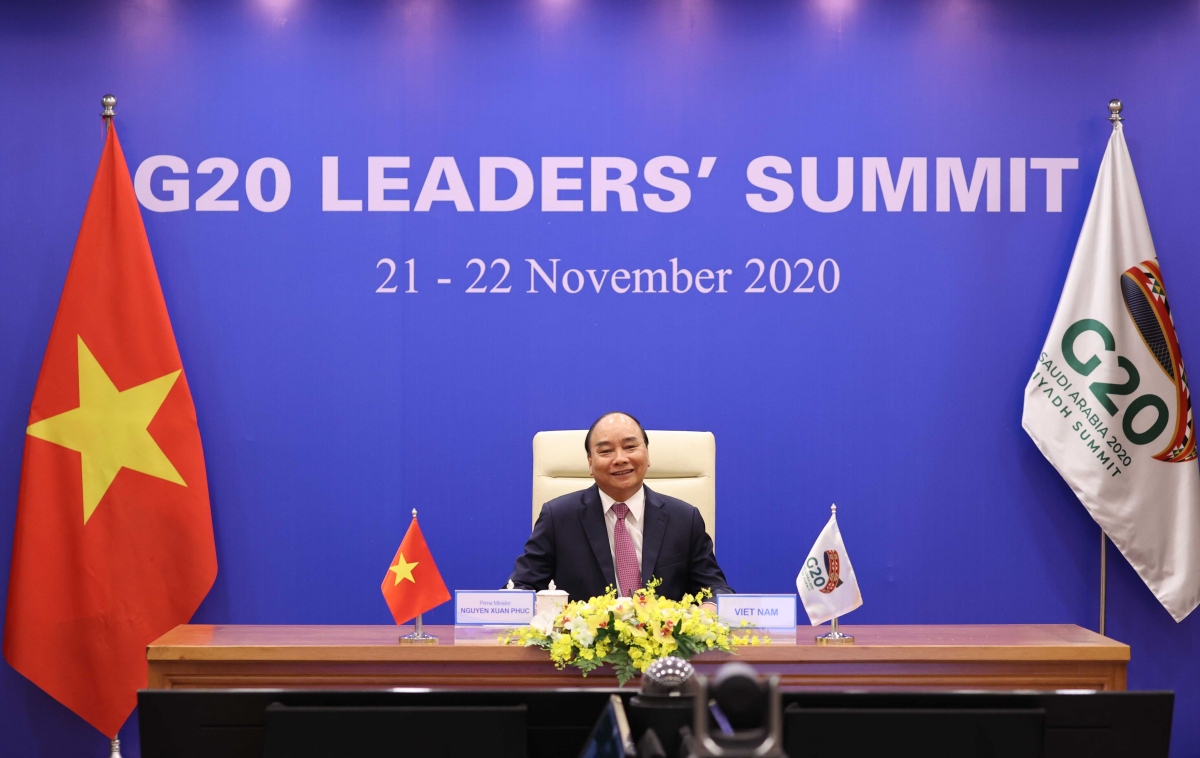 Thủ tướng Nguyễn Xuân Phúc dự và phát biểu tại Hội nghị Thượng đỉnh G20.