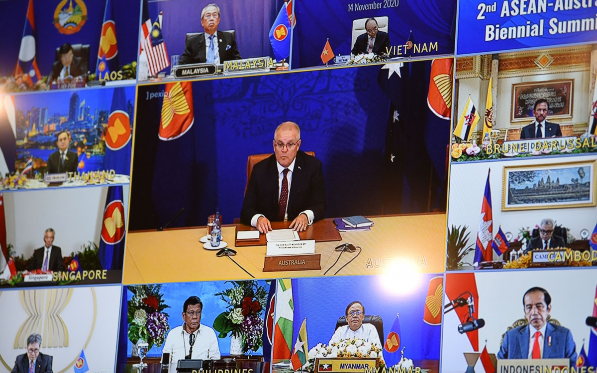 Australia ủng hộ vai trò trung tâm của ASEAN trong đối phó Covid-19