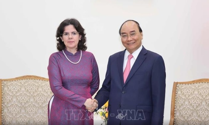 Thủ tướng Nguyễn Xuân Phúc tiếp Đại sứ Cuba chào từ biệt