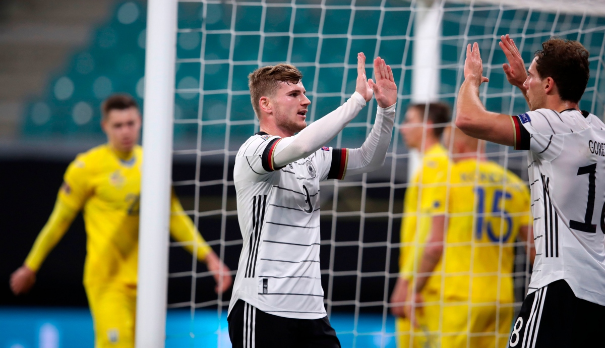 Timo Werner ghi 7 bàn trong 5 trận gần nhất ở cả cấp độ CLB và ĐTQG. (Ảnh: Getty)