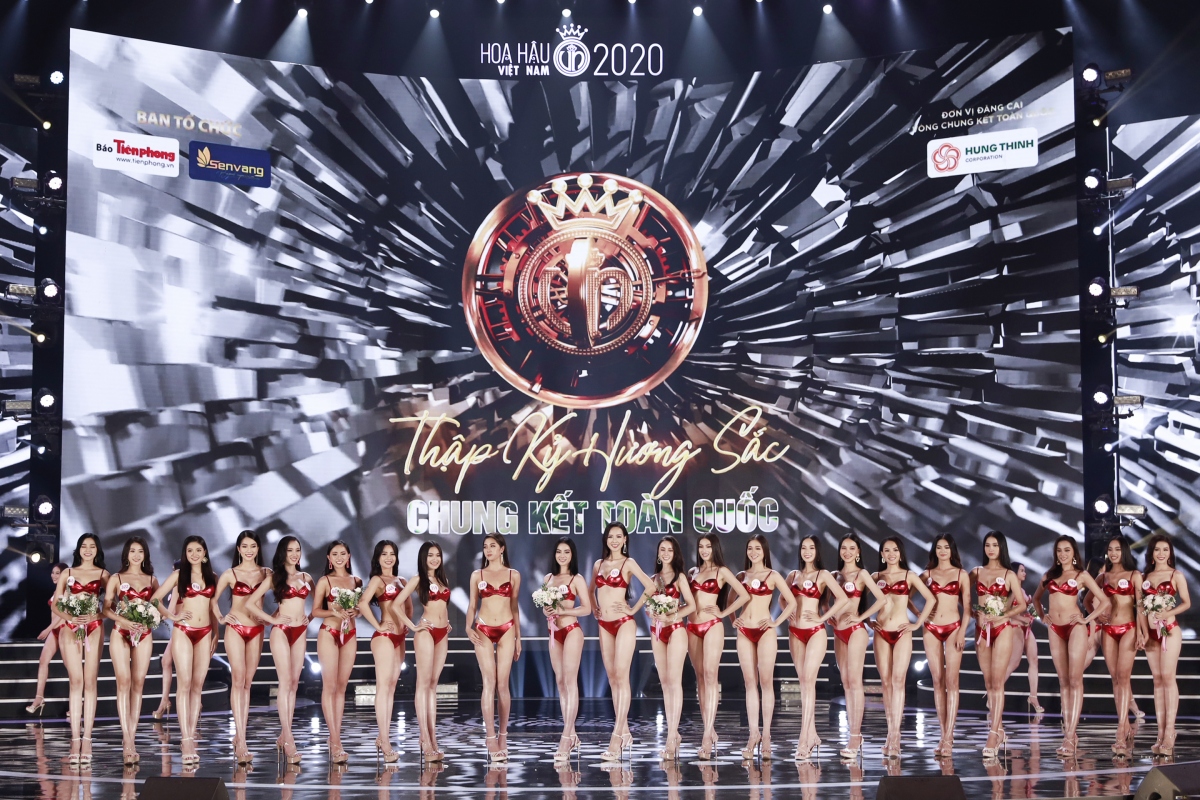 Xem lại phần thi bikini "nóng bỏng" của Top 22 Hoa hậu Việt Nam 2020