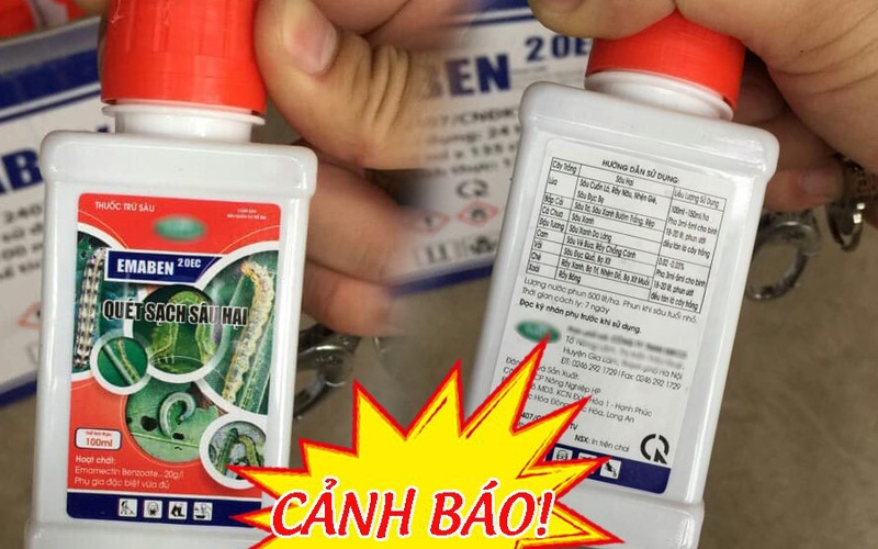 Bé 2 tuổi nhập viện vì uống nhầm thuốc trừ sâu