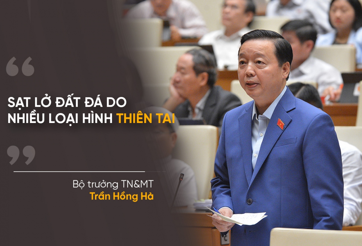 Giải trình về thiên tai ở miền Trung tại phiên thảo luận ngày 5/11, Bộ trưởng Tài nguyên và Môi trường Trần Hồng Hà cho rằng cần có đánh giá độc lập của cơ quan khoa học, 