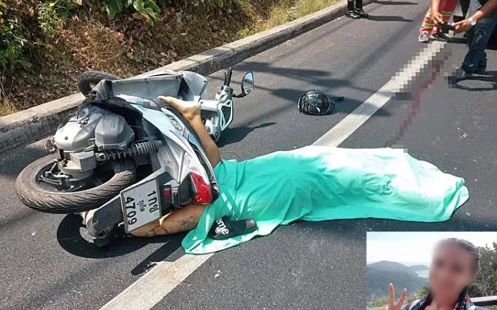 Một vụ tai nạn xe máy ở Thái Lan. Ảnh: MyThailand.