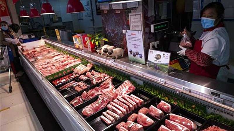 Giá thịt lợn tại Trung Quốc lần đầu giảm sau 19 tháng tăng liên tiếp