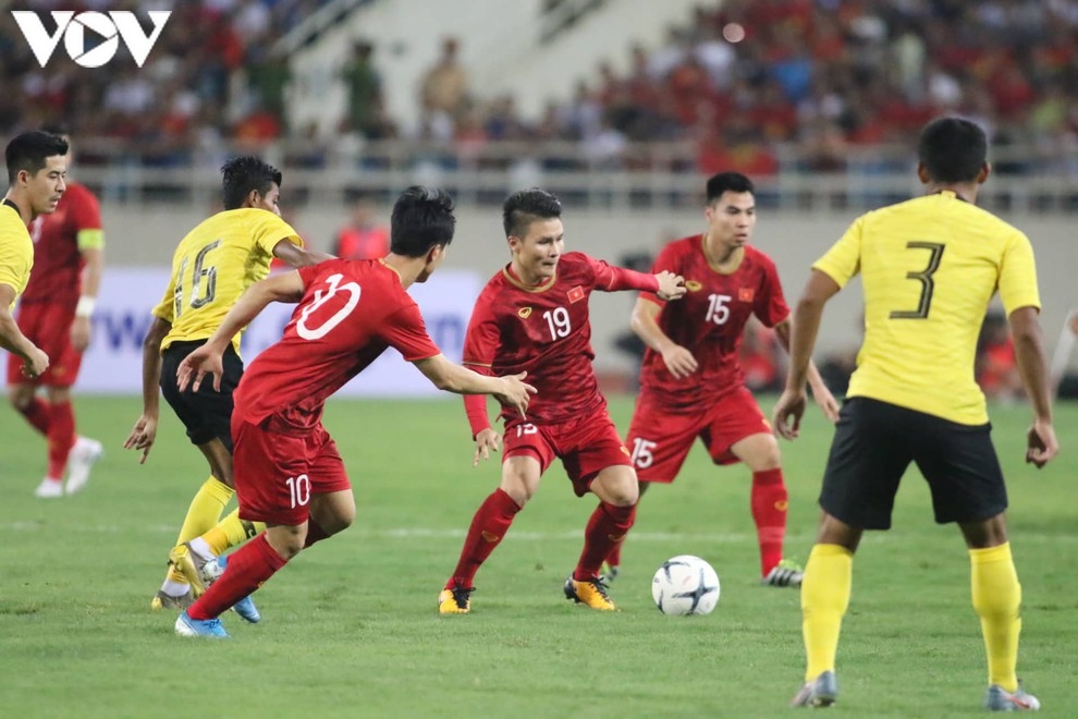 Thứ hạng của ĐT Việt Nam ở vòng loại World Cup 2022 chưa có thay đổi khi Malaysia không rút lui. (Ảnh: Trần Tiến)